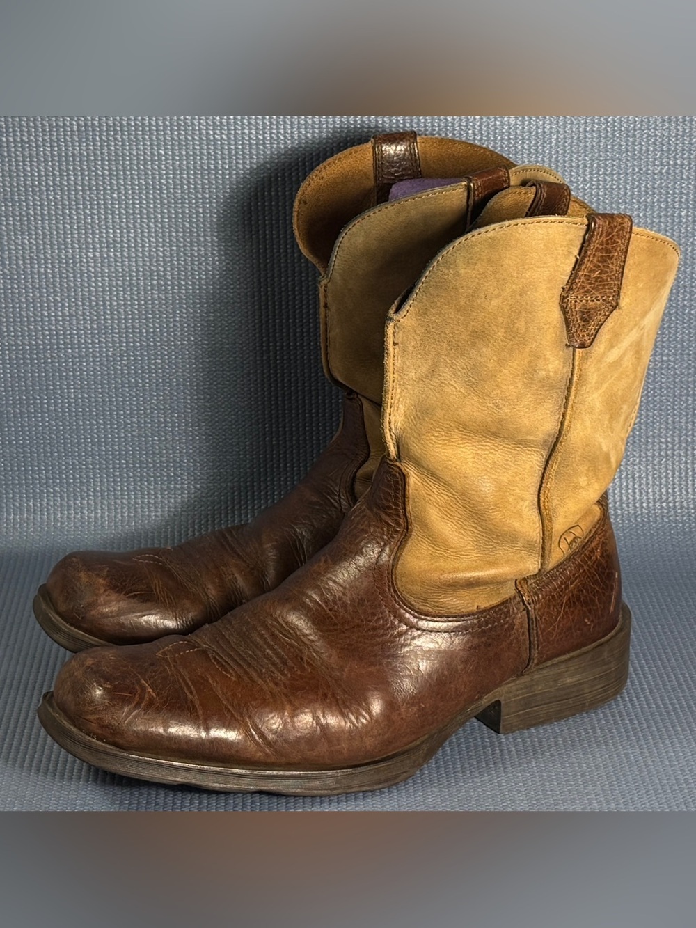 Ariat Brown Rambler Square Toe Western Boots Men’s Size 11.5